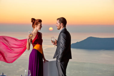 Above Blue Suites in Santorini - Naido Wedding