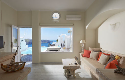 Athermi Suites in Santorini - Naido Wedding